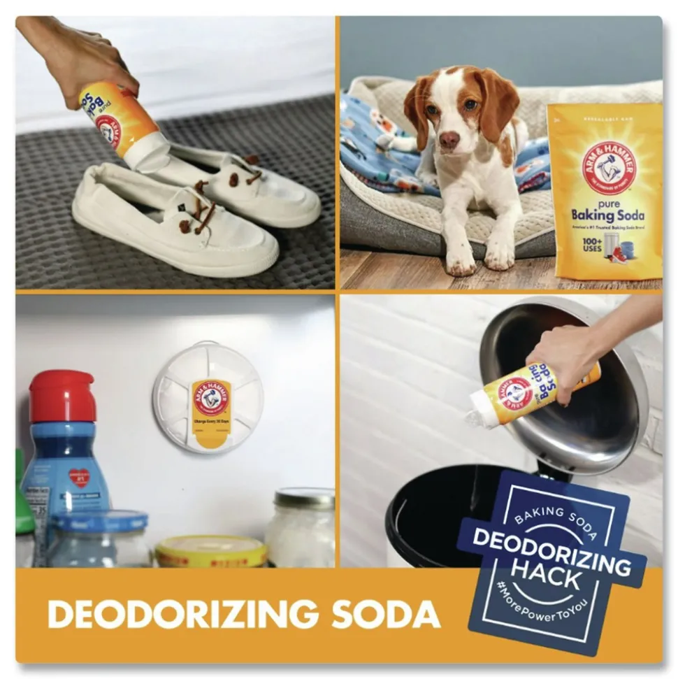 Arm & Hammer 5.5 oz. Fridge Fresh Baking Soda - Unscented (8/Carton)