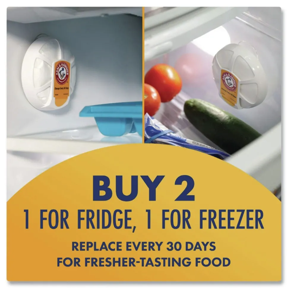 Arm & Hammer 5.5 oz. Fridge Fresh Baking Soda - Unscented (8/Carton)