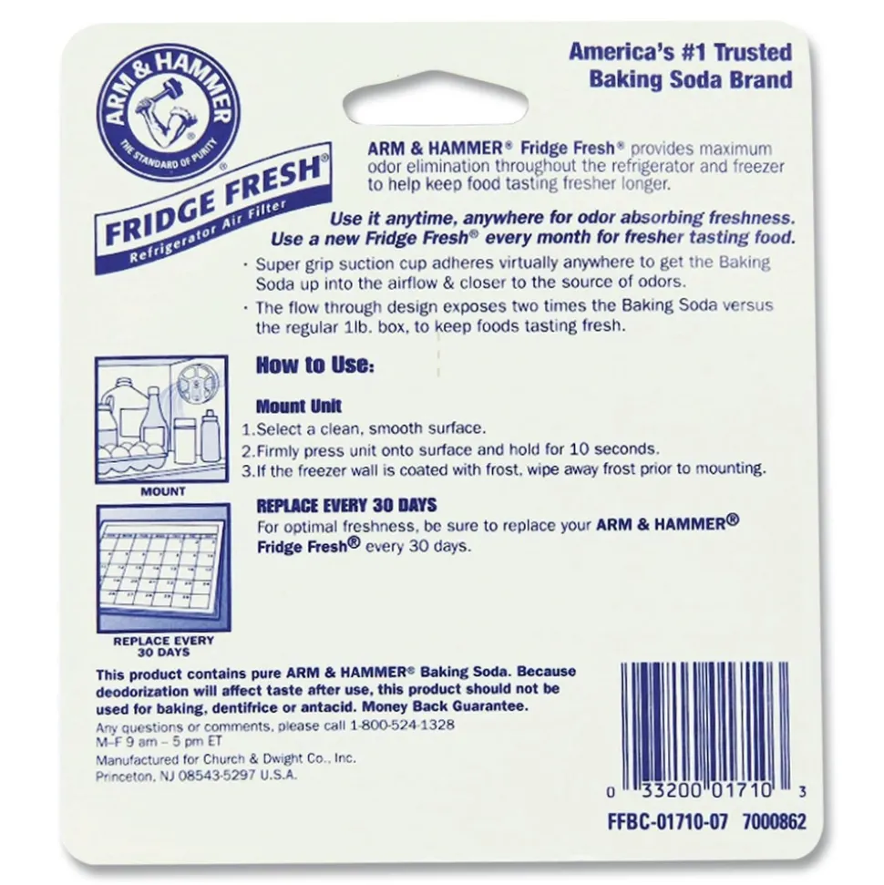 Arm & Hammer 5.5 oz. Fridge Fresh Baking Soda - Unscented (8/Carton)