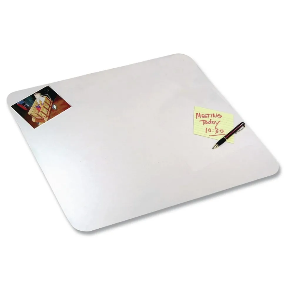 Artistic Eco-Clear 19 in. x 24 in. Desk Pad with Antimicrobial Protection - Clear