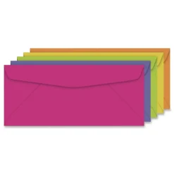 Astrobrights Bulk Envelopes #10 Bankers Flap Gummed Closure Assorted Colors 200/Pack