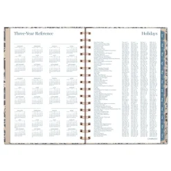 AT-A-GLANCE 8.5 in. x 5.5 in. 12-Month (Jan-Dec 2026) Elizabeth Weekly/Monthly Planner - Blue Cover