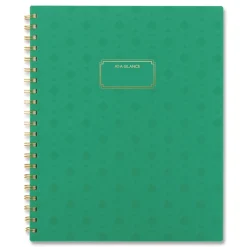 AT-A-GLANCE 11 in. x 8.5 in. 13-Month (Jan-Jan 2026) Badge Geo Weekly/Monthly Planner - Green Cover