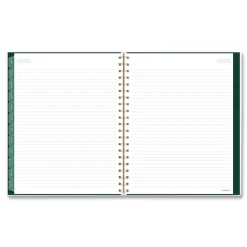 AT-A-GLANCE 11 in. x 8.5 in. 12-Month (Jan-Dec 2026) Emerald Isle Weekly/Monthly Planner - Green Marbled Cover