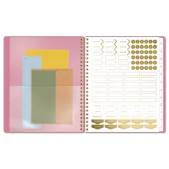 AT-A-GLANCE 8.75 in. x 7.75 in. 12-Month (Jan-Dec 2026) WorkStyle Weekly/Monthly Planner - Pink Cover