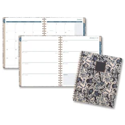 AT-A-GLANCE 11 in. x 8.5 in. 12-Month (Jan-Dec 2026) Elizabeth Weekly/Monthly Planner - Blue Cover