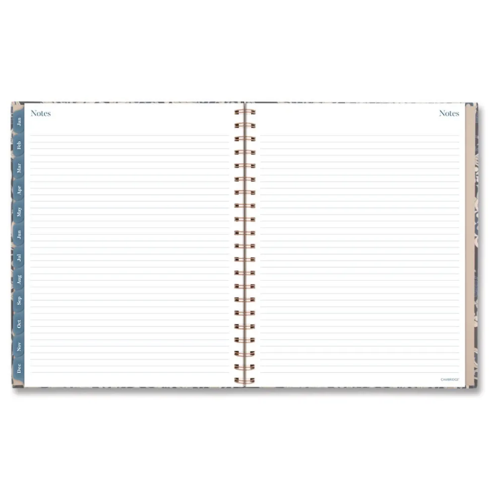 AT-A-GLANCE 11 in. x 8.5 in. 12-Month (Jan-Dec 2026) Elizabeth Weekly/Monthly Planner - Blue Cover