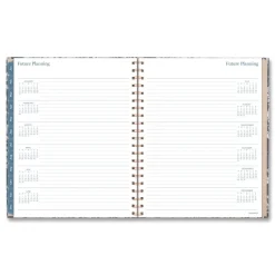 AT-A-GLANCE 11 in. x 8.5 in. 12-Month (Jan-Dec 2026) Elizabeth Weekly/Monthly Planner - Blue Cover