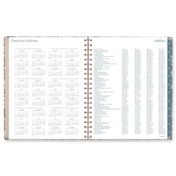 AT-A-GLANCE 11 in. x 8.5 in. 12-Month (Jan-Dec 2026) Elizabeth Weekly/Monthly Planner - Blue Cover
