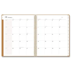 AT-A-GLANCE 11 in. x 8.5 in. 12-Month (Jan-Dec): 2026 WorkStyle Weekly/Monthly Planner - Baked Clay Cover