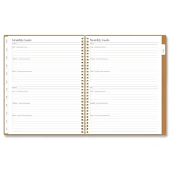 AT-A-GLANCE 11 in. x 8.5 in. 12-Month (Jan-Dec): 2026 WorkStyle Weekly/Monthly Planner - Baked Clay Cover