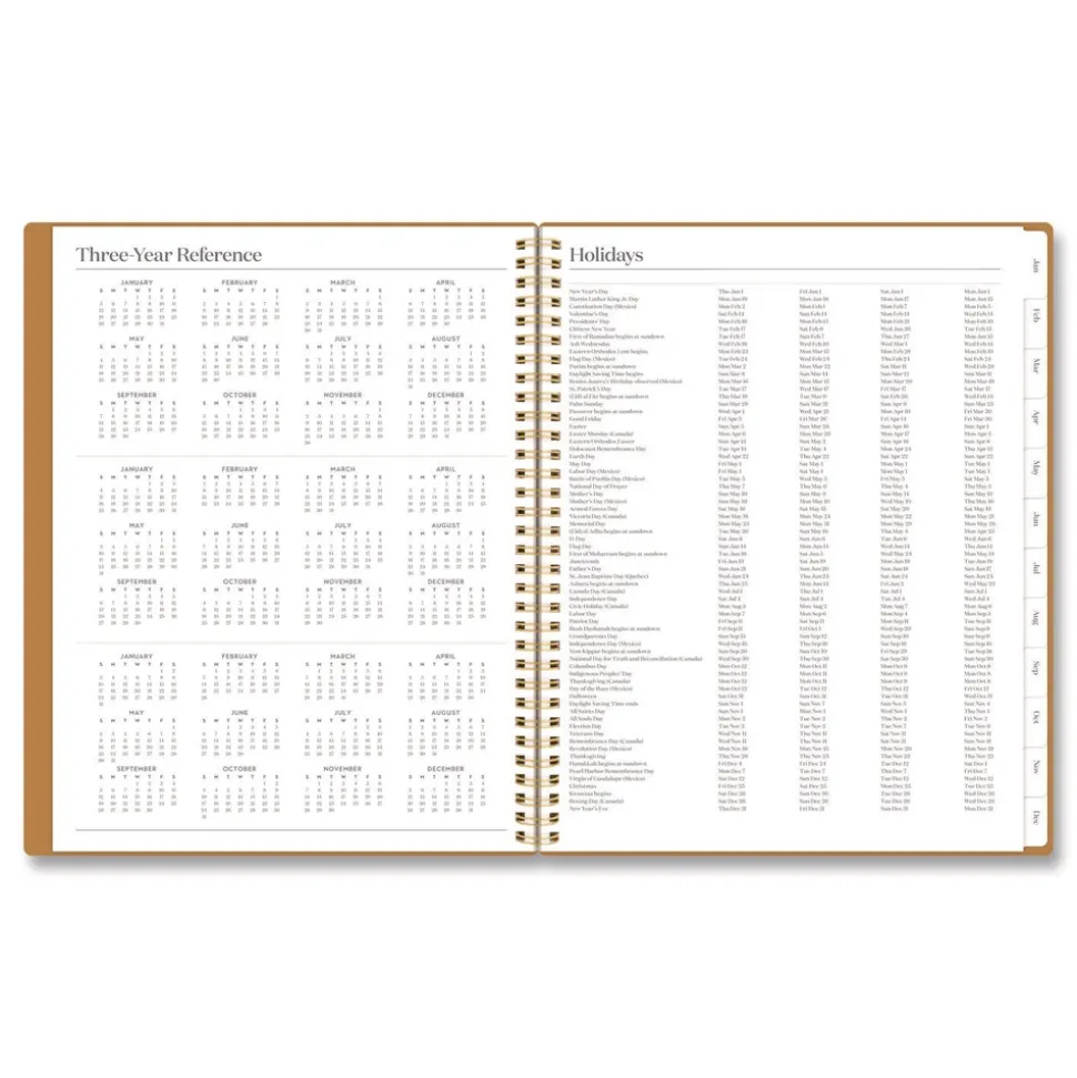 AT-A-GLANCE 11 in. x 8.5 in. 12-Month (Jan-Dec): 2026 WorkStyle Weekly/Monthly Planner - Baked Clay Cover