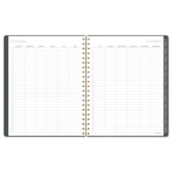 AT-A-GLANCE 11 in. x 8.5 in. 12-Month (Jan-Dec 2026) Hera Weekly Monthly Planner - Black/Gold Cover