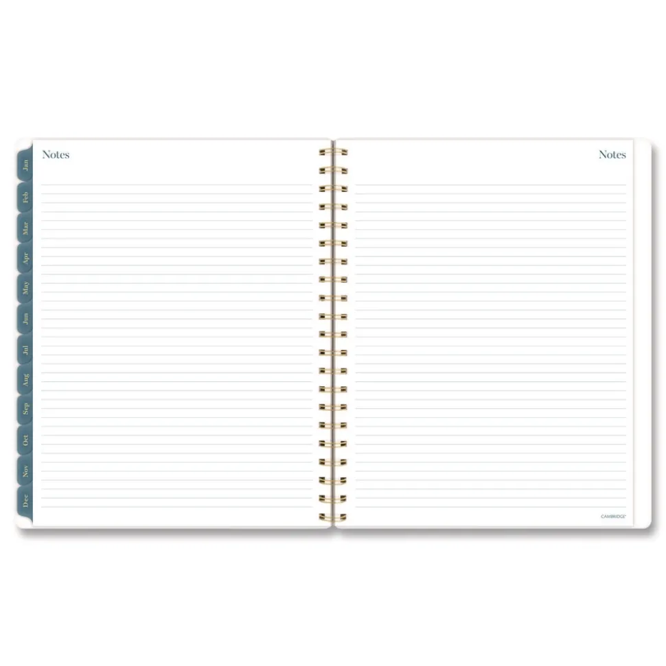 AT-A-GLANCE 11 in. x 8.5 in. 12-Month (Jan-Dec 2026) Midnight Garden Weekly/Monthly Planner - Black/Pink/Green Cover