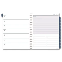 AT-A-GLANCE 11 in. x 8.5 in. 12-Month (Jan-Dec 2026) Abyss Weekly/Monthly Planner - Blue Cover