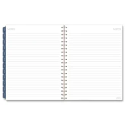AT-A-GLANCE 11 in. x 8.5 in. 12-Month (Jan-Dec 2026) Abyss Weekly/Monthly Planner - Blue Cover