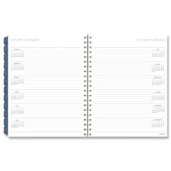 AT-A-GLANCE 11 in. x 8.5 in. 12-Month (Jan-Dec 2026) Abyss Weekly/Monthly Planner - Blue Cover