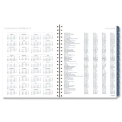 AT-A-GLANCE 11 in. x 8.5 in. 12-Month (Jan-Dec 2026) Abyss Weekly/Monthly Planner - Blue Cover