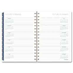 AT-A-GLANCE 8.5 in. x 5.5 in. 12-Month (Jan-Dec 2026) Abyss Weekly/Monthly Planner - Blue Cover