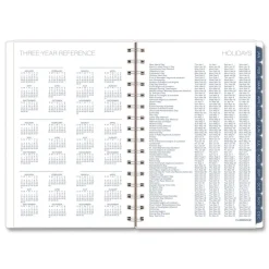 AT-A-GLANCE 8.5 in. x 5.5 in. 12-Month (Jan-Dec 2026) Abyss Weekly/Monthly Planner - Blue Cover
