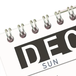 AT-A-GLANCE 15-Month: Dec 2025 to Feb 2027 Three-Month Reference 12 in. x 27 in. Contemporary Artwork/Formatting Wall Calendar - White Sheets