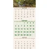 AT-A-GLANCE 14-Month: Dec 2025 to Jan 2027 Three-Month 12 in. x 27 in. Scenic Landscape Photography Wall Calendar - White Sheets