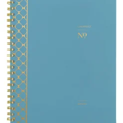 AT-A-GLANCE Workstyle 11 in. x 9.38 in. 12-Month (Jan to Dec) 2025 Geometric Artwork Weekly/Monthly Planner - Blue/Gold Cover