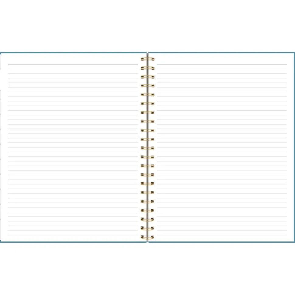 AT-A-GLANCE Workstyle 11 in. x 9.38 in. 12-Month (Jan to Dec) 2025 Geometric Artwork Weekly/Monthly Planner - Blue/Gold Cover