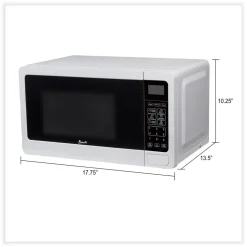 Avanti 700 Watts 0.7 cu-ft. Microwave Oven - White