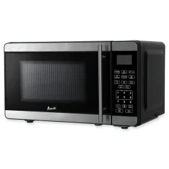 Avanti MT7V3S 700 Watts 0.7 Cubic Foot Microwave Oven - Black/Stainless Steel