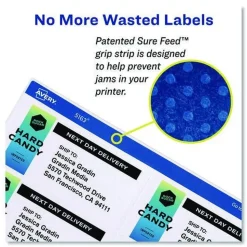 Avery 95940 3.33 in. x 4 in. Shipping Labels-Bulk Packs for Inkjet/Laser Printers - White (6/Sheet, 250 Sheets/Box)