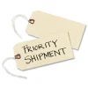 Avery 6.25 in. x 3.13 in. 11.5 pt Stock Strung Shipping Tags - Manila (1000/Box)