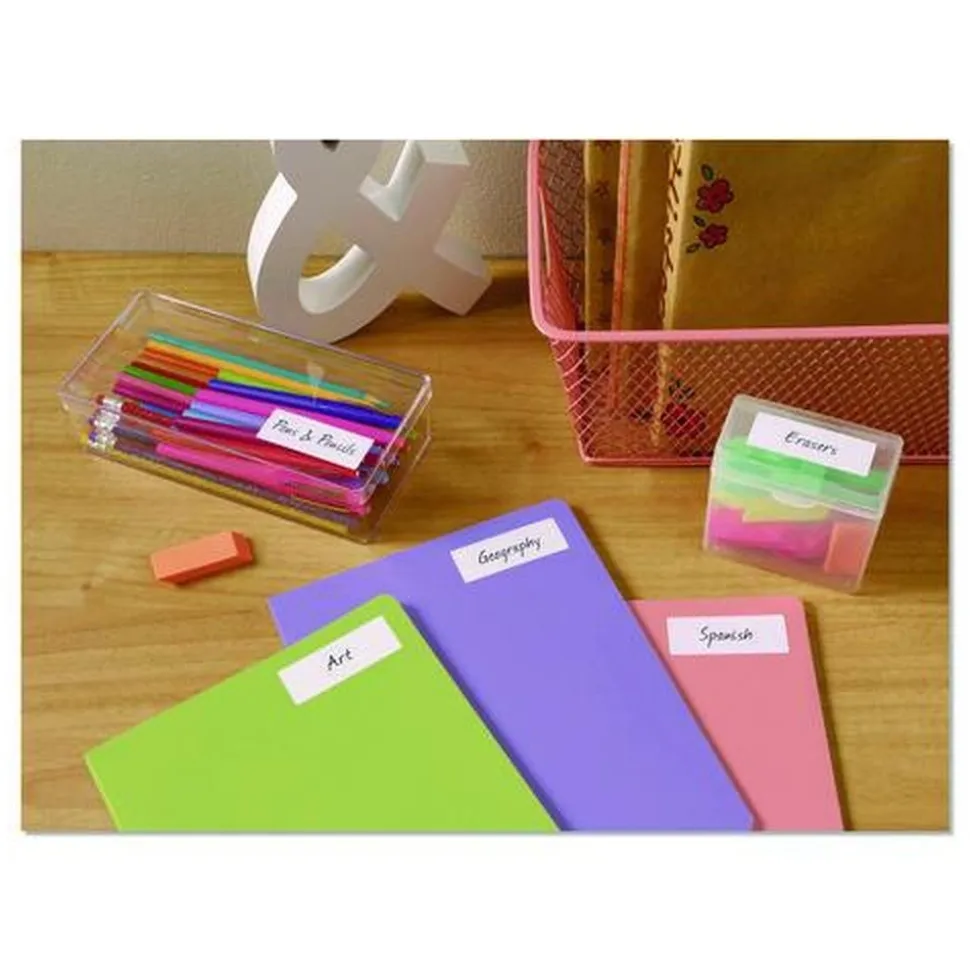 Avery 1 in. x 2.63 in. Address Labels with Sure Feed Technology for Laser Printers - White (30/Sheet, 250 Sheets/Box)