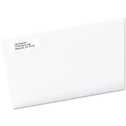Avery 0.5 in. x 1.75 in. Address Labels with Sure Feed Technology for Laser Printers - White (80/Sheet, 250 Sheets/Box)