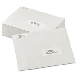 Avery 0.5 in. x 1.75 in. Address Labels with Sure Feed Technology for Laser Printers - White (80/Sheet, 250 Sheets/Box)