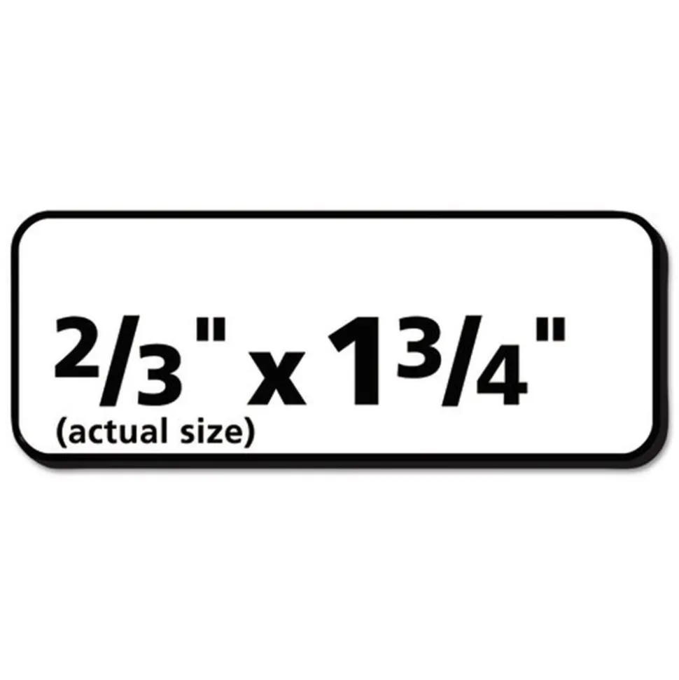 Avery 0.5 in. x 1.75 in. Address Labels with Sure Feed Technology for Laser Printers - White (80/Sheet, 250 Sheets/Box)