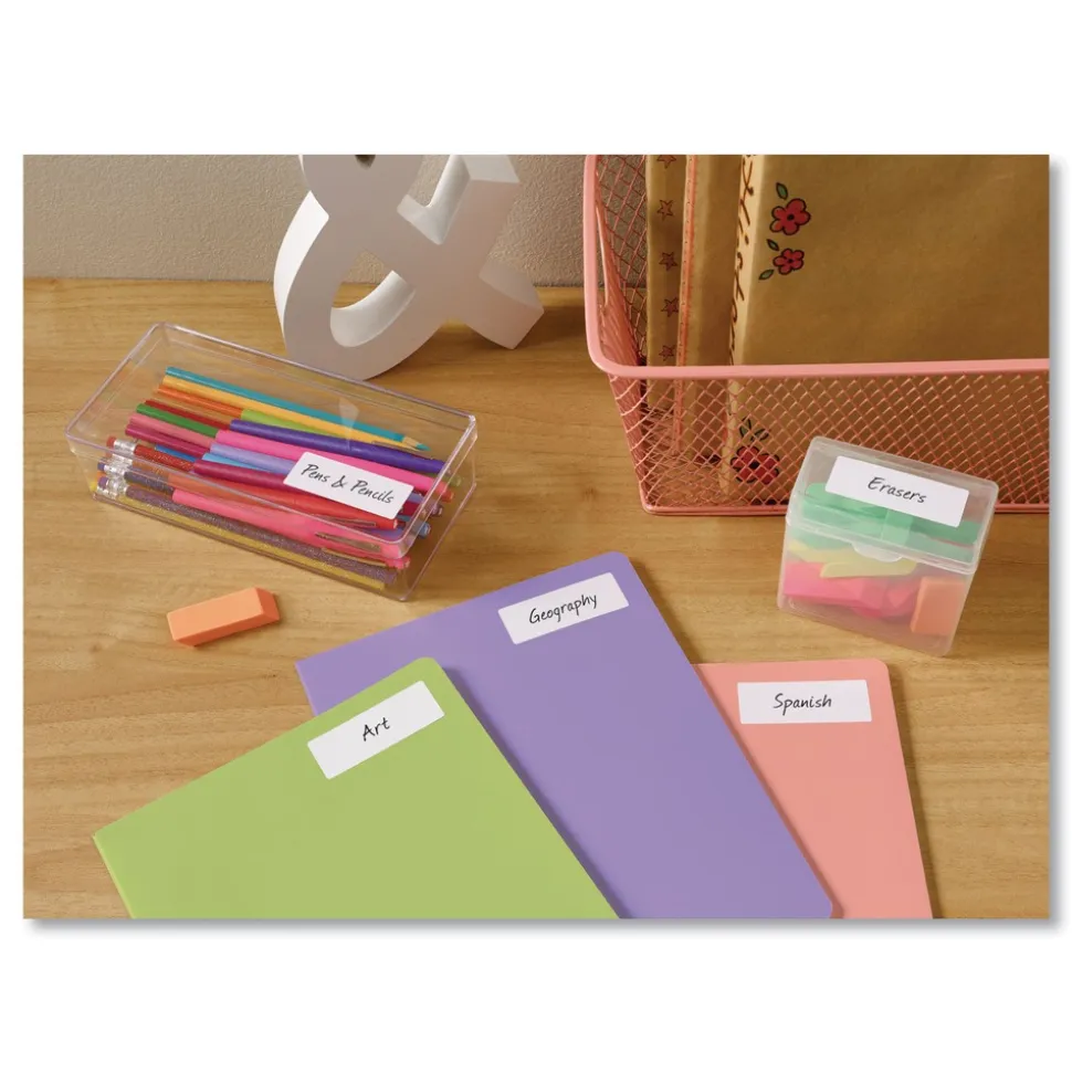 Avery 1 in. x 2.63 in. Easy Peel Address Labels with Sure Feed Technology for Laser Printers - White (30/Sheet, 500 Sheets/Box)