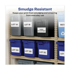 Avery 4 in. x 6 in. Multipurpose Thermal Labels - White (220/Roll, 4 Rolls/Box)