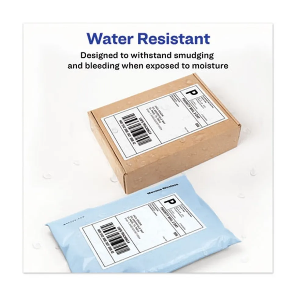 Avery 4 in. x 6 in. Multipurpose Thermal Labels - White (220/Roll, 4 Rolls/Box)