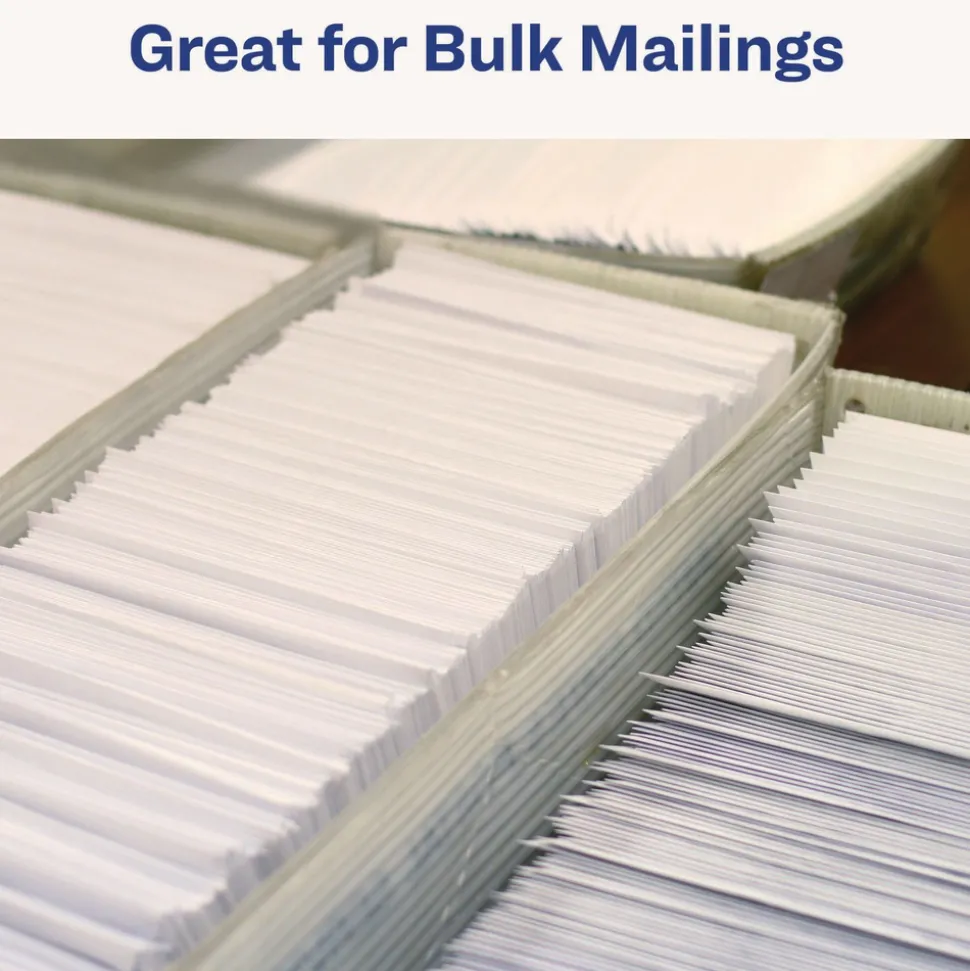 Avery 2.94 in. x 5 in. Pin-Fed/Dot Matrix Printer Mailing Labels - White (3000/Box)