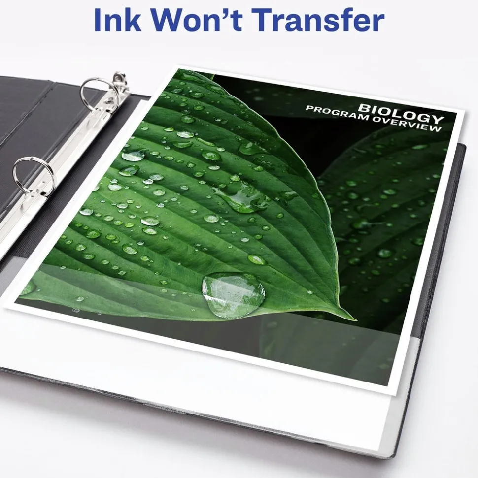 Avery 11 in. x 8.5 in. 3-Ring Framed View Heavy-Duty Binders with 1 in. Capacity - Navy Blue (12/Carton)