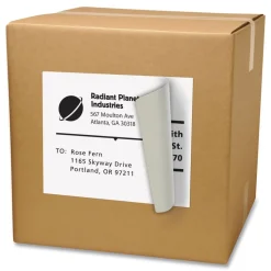 Avery 8.5 in. x 11 in. Shipping Labels with TrueBlock Technology for Inkjet/Laser Printers - White (500/Box)