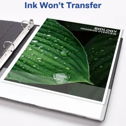 Avery 3 Slant Rings 1 in. Capacity 11 in. x 8.5 in. Durable View Binder with DuraHinge - White (12/Carton)