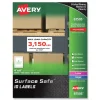 Avery Surface Safe 4 in. x 6 in. ID Labels - White (100/Box)