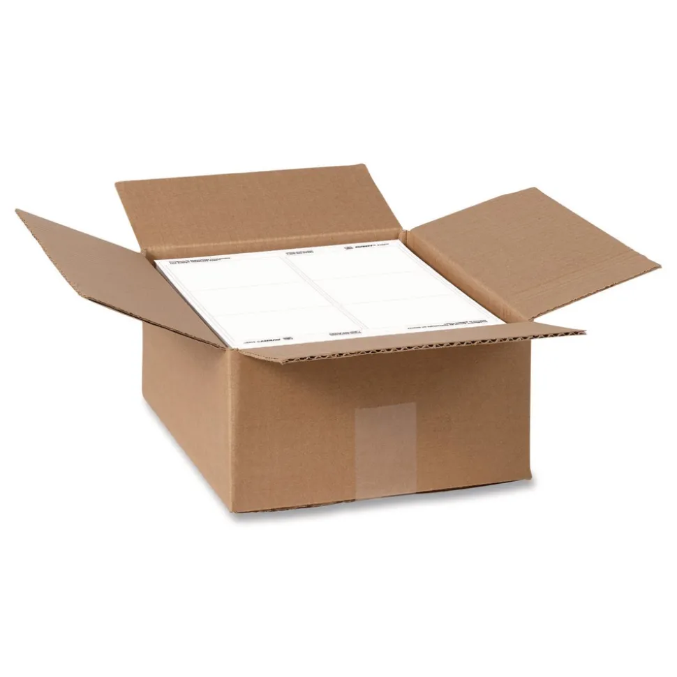 Avery White Shipping Labels-Bulk Packs, Inkjet/Laser Printers, 8.5 x 11, White, 500/Carton