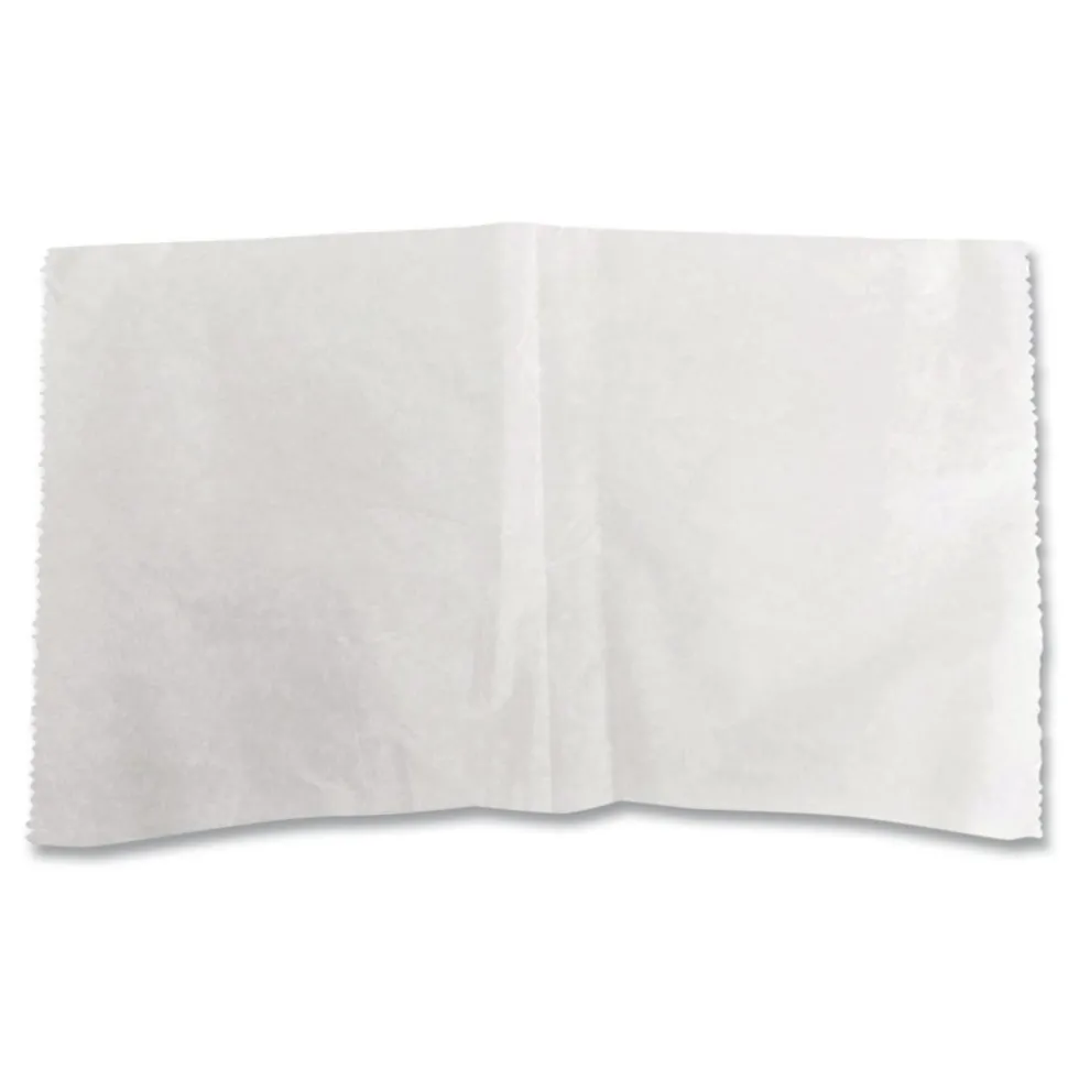 Bagcraft 8 in. x 10.75 in. Dry Wax Paper - White (500/Box, 12 Boxes/Carton)