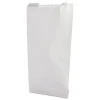 Bagcraft 6 in. x 6.5 in. Grease-Resistant Single-Serve Bags - White (2000/Carton)