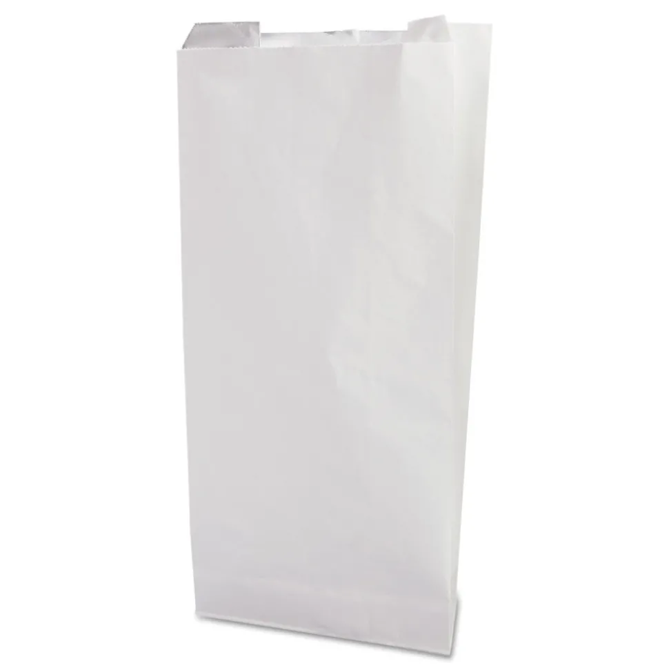 Bagcraft 300496 ToGo! 5.25 in. x 12 in. Foil Insulator Deli and Sandwich Bags - White (500/Carton)