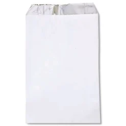 Bagcraft 300496 ToGo! 5.25 in. x 12 in. Foil Insulator Deli and Sandwich Bags - White (500/Carton)