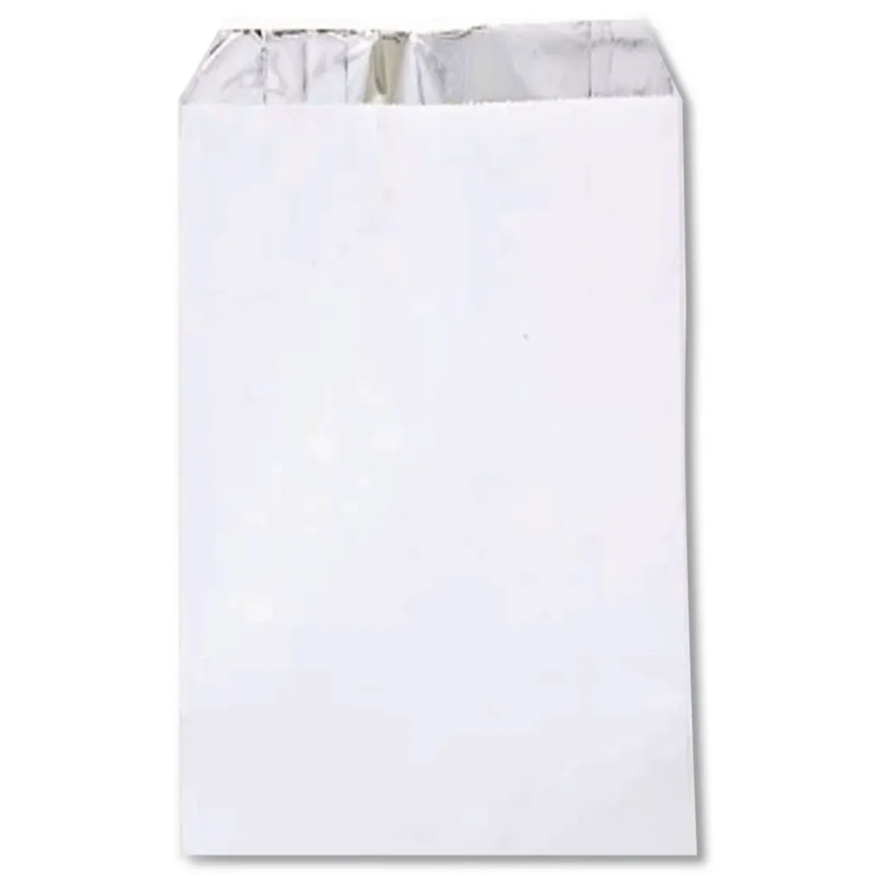 Bagcraft 300496 ToGo! 5.25 in. x 12 in. Foil Insulator Deli and Sandwich Bags - White (500/Carton)
